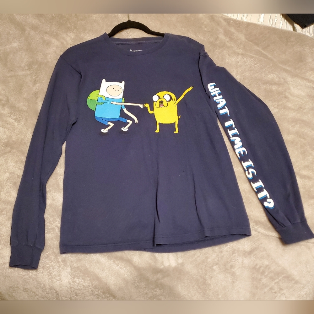 Long sleeve Adventure time shirt